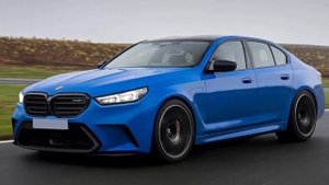 NEW 2024 BMW M5 competition. Render BMW 5-series. BMW m5 G60.New design BMW m5 2024