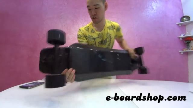 Электроскейт Haloboard Carbon | упаковка, включение, комплектация смотреть онлайн