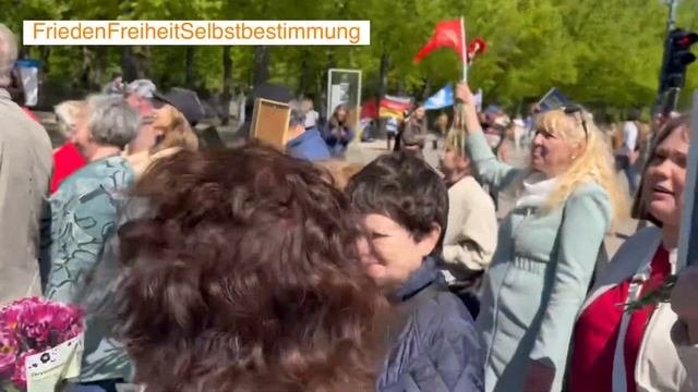 Бессмертный полк в Берлине 9 мая 2023 #деньпобеды #германия