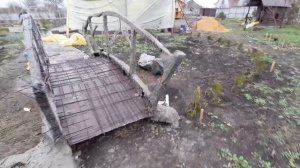 Как сделать БЕСЕДКУ, БАРБЕКЮ из арт бетона. Лепка под старое дерево.