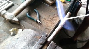Пайка алюминия и алюминия с медью кастолином 196 газовой горелкой