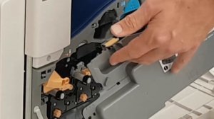 Waste Toner Bottle Replacement Instructions for Fuji Xerox DocuCentre SC2020 Printer