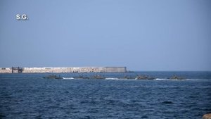 Морская пехота в действии, высадка десанта с БДК, огонь Град-М