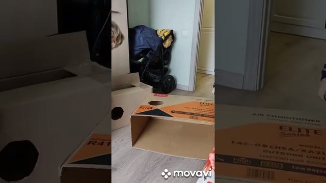 домик для кошки . детские поделки . #смешныевидео  #кошкиндом #домикдлякошки #детимастерят #дети