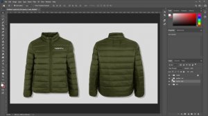 Free Puffer Jacket Mockup Psd