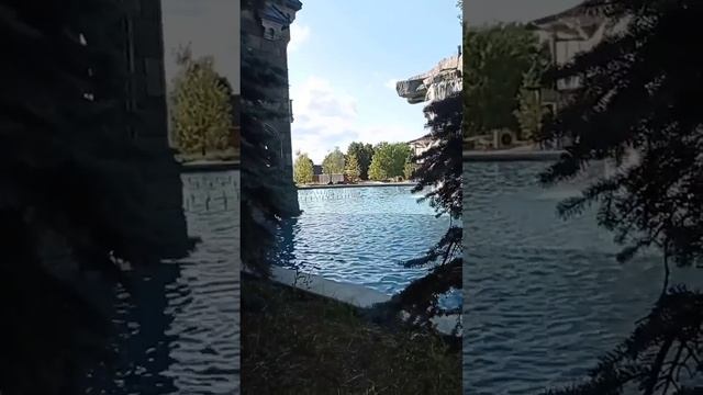 Водопад у замка Гарибальди, Тольятти, Самарская область