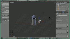 Как сделать окно в башне маяка в Blender