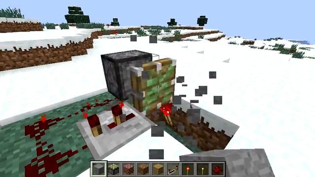 Minecraft 1.2.5 Баг с клиентом или текстур поршней смотреть онлайн