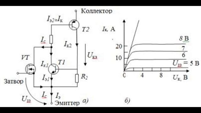 Транзистор igbt схема включения