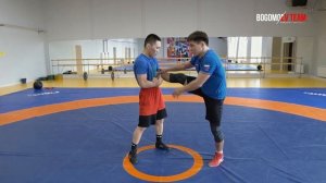 Баяр Цыренов- Как защититься от прохода в одну ногу #борьба #бурятия #вольнаяборьба