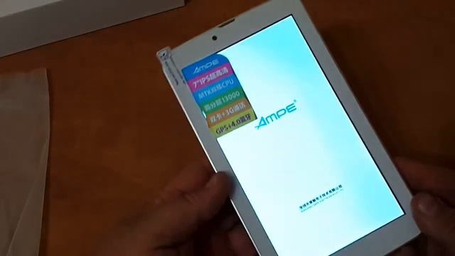 Планшет телефон Ampe A77- MTK6572 Dual Core 1.3GHz 3G IPS Screen Android 4.2.2 смотреть онлайн