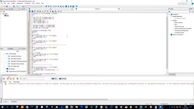 Курс по FPGA # Лекция 3 # Программируем VGA дисплей