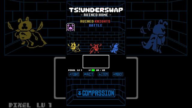 The Ruined Knights attack! | TS!UnderSwap | Compassion Route