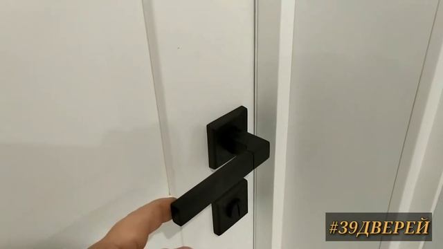 Белые двери / Чёрная фурнитура. ЖК Московский дворик #39дверей #установкадверей