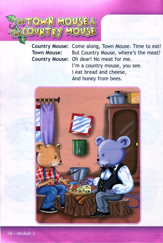 Спотлайт 2 стр 85. Английский язык 2 класс Spotlight Country Town Mouse. The Town Mouse and the Country Mouse Spotlight 2 видео. Town Mouse and Country Mouse. The Town Mouse and the Country Mouse Spotlight 2 видео 58-59.