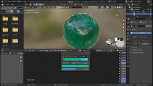 Create slime material using blender 2.92