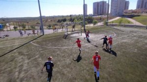 Футбол с дрона