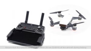 DJI SPARK - подключение пульта управления