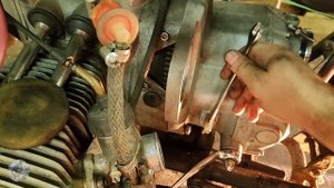 Днепр МТ10-36 - Установка КП со стартером (Dnepr MT10-36 - Installing a gearbox with a starter)