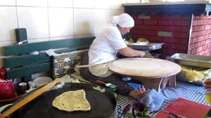 Гезлеме (Gözleme) - турецкая лепешка