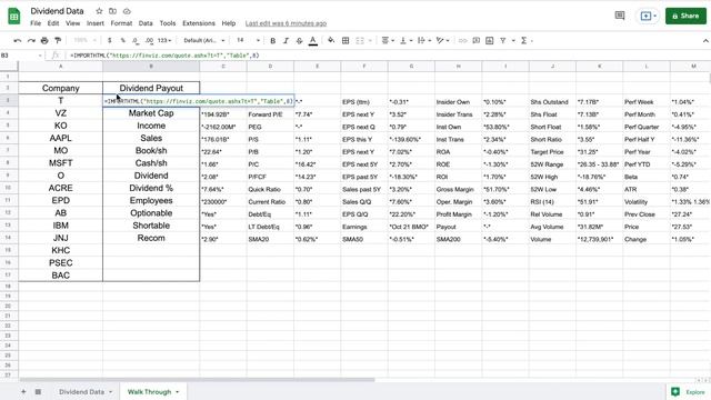 How to Import Dividend Data into Google Sheets! (Get Real Time Dividend Tracking!) смотреть онлайн