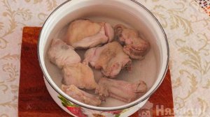 Молдавский суп Зама с курицей и домашней лапшой