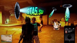 Зелёные и Голубые человечки среди нас  Хэллоуин в GTA Online с НЛО в GTA 5