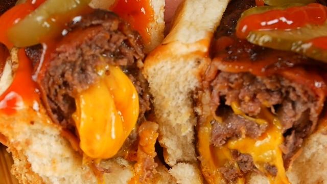 Самый Вкусный Хот Дог Дома  Сэндвич с Курицей