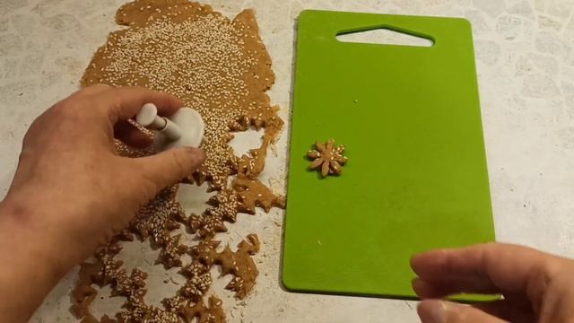 ПЕЧЕНЬЕ "СНЕЖИНКИ" из цельнозерновой муки??Хрустяшки-вкусняшки????