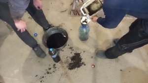 #промывка_редуктора#замена_масла_вредукторе.Промывка редуктора от стружки и замена масла на 85w140