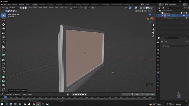 Monitor in blender | Blender 3D Monitor Modeling | Part 1
