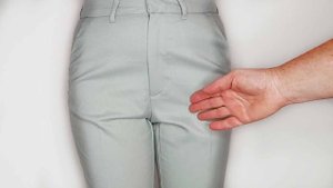 Убираю морщины между ног за несколько минут