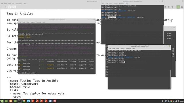 RHCE 8 - Studies part 8 -- Ansible Tags -- with Examples смотреть онлайн