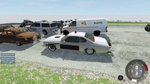 MAD MAX Random Part Mod DOWNHILL RACE in BeamNG Drive Mods!
