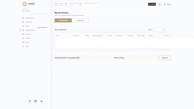 Общий обзор ЛК на сайте