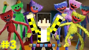 РАДУЖНЫЕ ХАГГИ ВАГГИ ! Вторая глава Поппи плейтайм в майнкрафт POPPY PLAYTIME 2 Прохождение #3