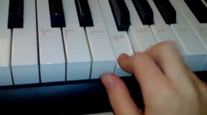 Как сыграть на синтезаторе песню С Днём Рождения Тебя(урок 2)