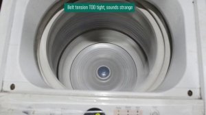 Fix Samsung washing machine spin slow not spin or squealing noise but motor fine