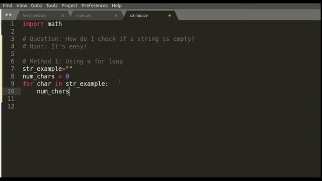 How to Check for an Empty String? | The Python Interview