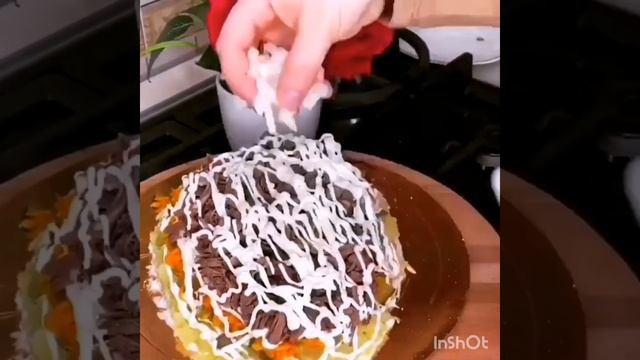 Новогодний салат 2021 "Бык". смотреть онлайн