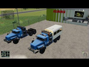 Мод грузовик УРАЛ 44202-72E5 для Farming Simulator 2019