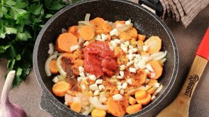 Рагу из кабачков и моркови