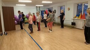 Оздоровительный фитнес пожилых людей - фрагмент танцевального кардио 3