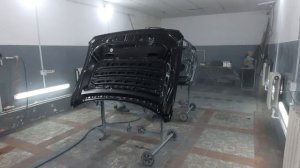 Mazda CX 9 - Красим краской (Mazda 46G) =СЕРЫЙ ХРОМ=