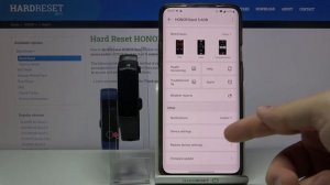 HARD RESET HONOR Band 5 – Erase Storage / Wipe Data