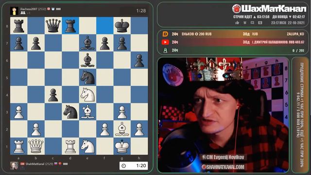 #2032 НЕУДАЧНОЕ РЕШЕНИЕ ЗА ЧЕРНЫХ ПРИНЯТО НАКОНЕЦ ТО БЫЛО ШАХМАТЫ БЛИЦ смотреть онлайн