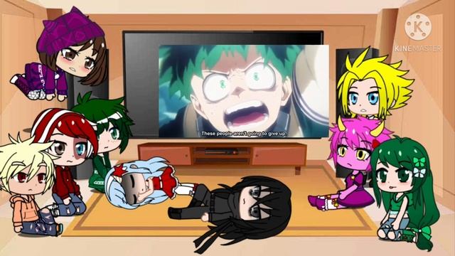 Mha react to Deku vs Overhaul & Eri lose control || Mercy Moon ||