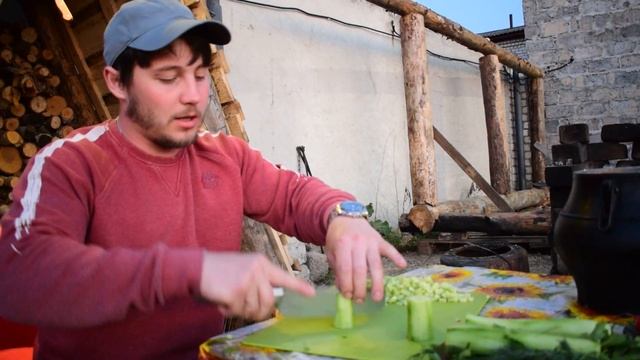 ОКРОШКА   ТРАДИЦИОННЫЙ РЕЦЕПТ ЛЕТНЕГО СУПА В АФГАНСКОМ КАЗАНЕ