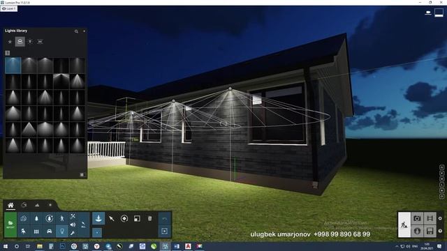 HOW TO CREATE LUMION 11   TUTORIAL, ВИДЕОУРОК, VIDEO DARSLIK 12 LED  SVET YORUG'LIKLAR