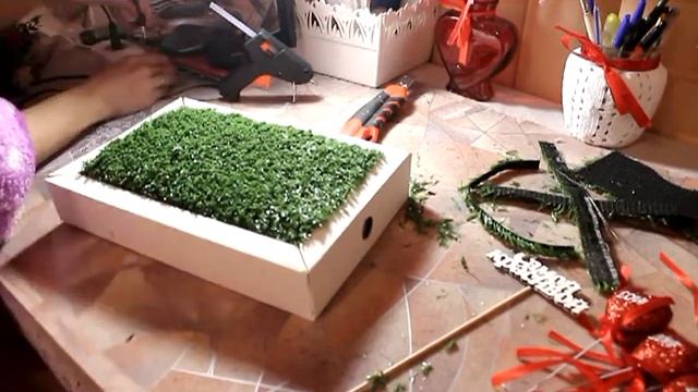 DIY:цветочная композиция(оформление для интерьера) смотреть онлайн